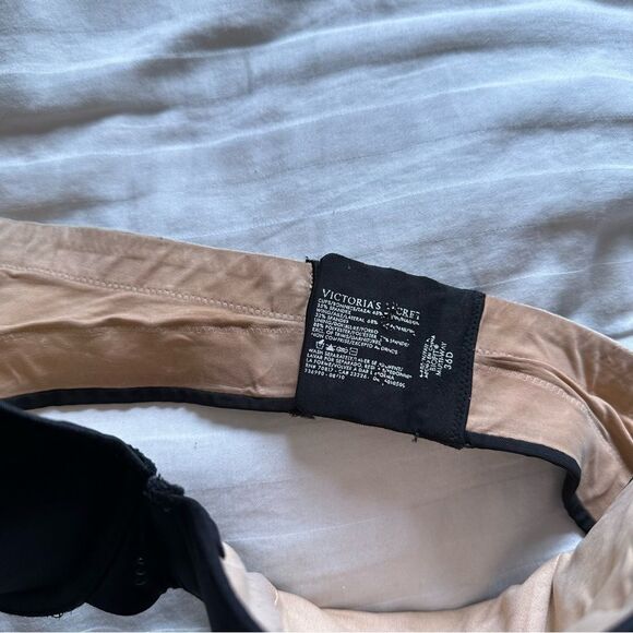 Victoria’s Secret reversible black and tan strapless bra size 36D - Picture 6 of 7